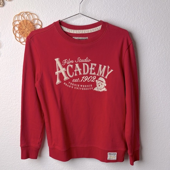 Teenie Weenie Red Academy Graphic Sweatshirt - Picture 1 of 5